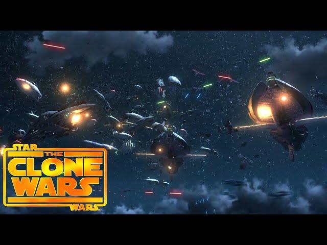 Destroying Droid Supply Ship on Umbara [4K HDR] - Star Wars: The Clone Wars