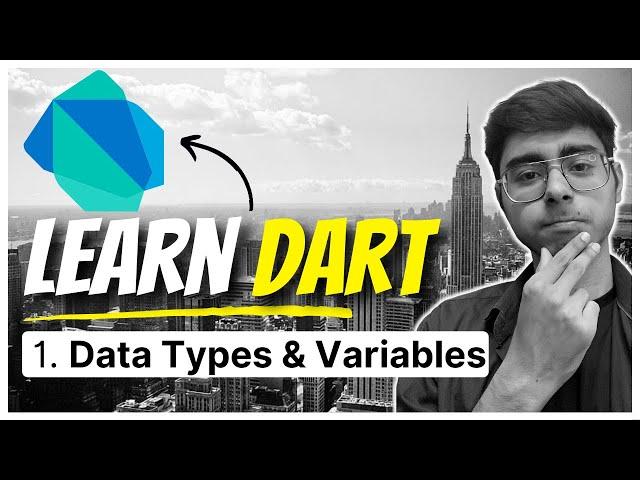 1. Data Types and Variables in Dart | Dart Fundamentals Course | Become Dart Expert