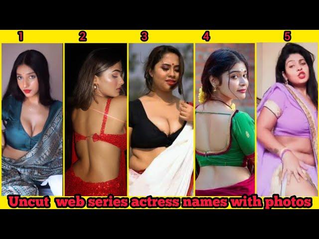 5 UNCUT WEB SERIES ACTRESS || who did fully uncut web series for fame | watch adult web series