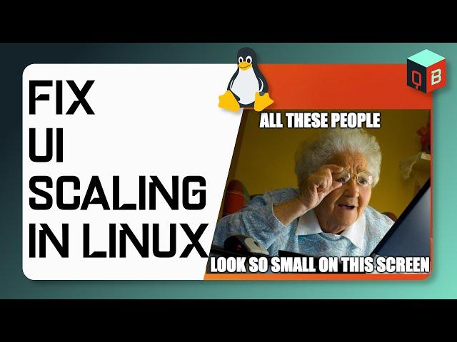 Fix UI Scaling for High DPI screens in Linux