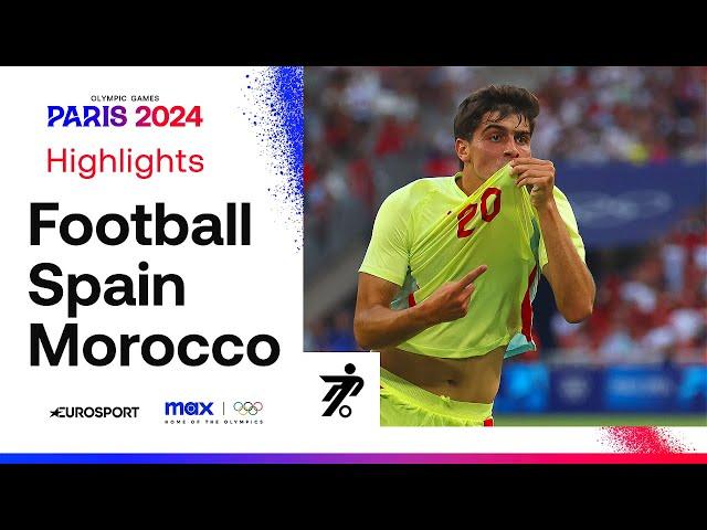 COMEBACK!  | Spain 2-1 Morocco Men's Olympic Semi-Final Football Highlights | #Paris2024 #Olympics