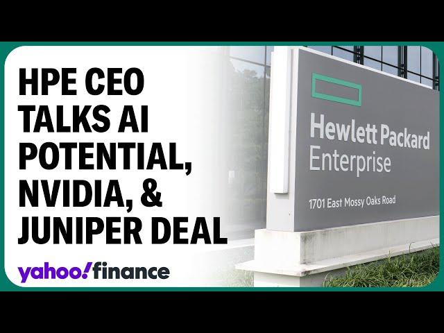 HPE CEO: Juniper deal positions us for AI gains