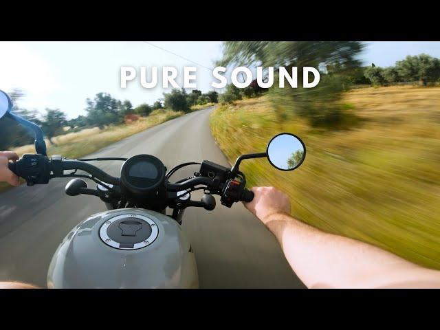 Almost Crashed // POV ASMR // Honda Rebel 500 // Shorty GP