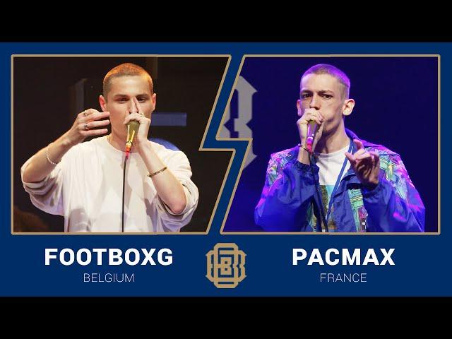 Beatbox World Championship  FootboxG vs PACmax  Men's Final 2023