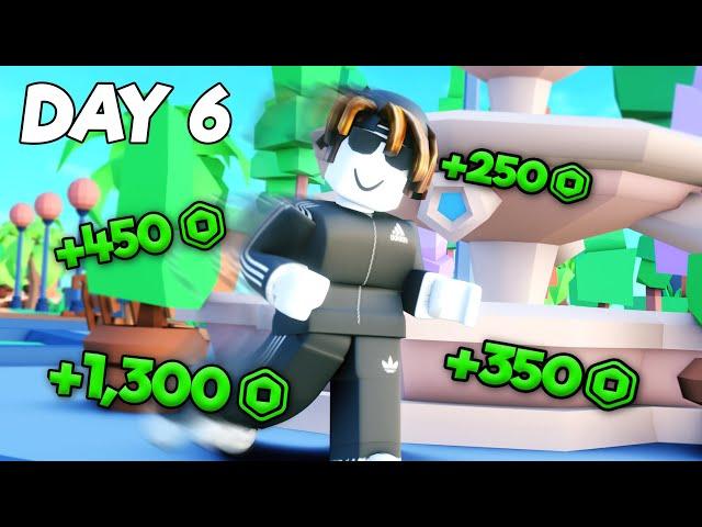 My Journey From ZERO to $10,000 ROBUX on an ALT.. Day 6