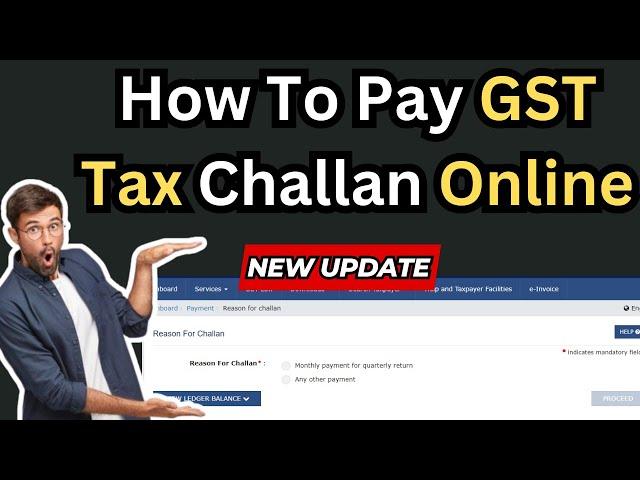 How to pay GST Challan online | GST Payment Online- How to Pay GST Online