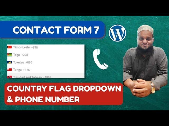 How To Add Country & Phone Field Contact Form 7 | Contact Form 7 Tutorial | WordPress 2021