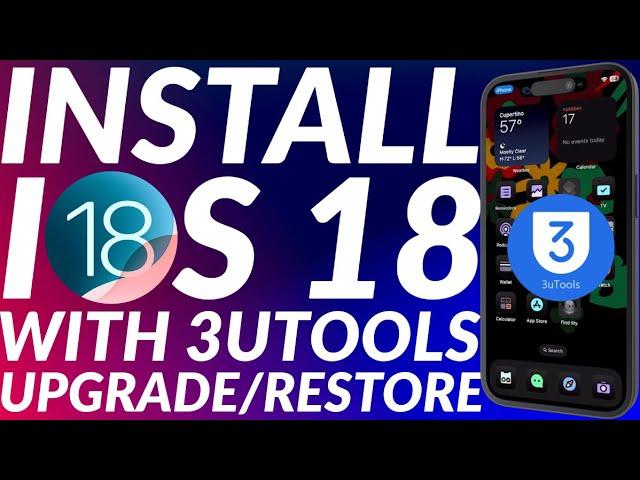 Install iOS 18 with 3utools | Update iOS 18 3utools | All Supported Devices | Full Guide