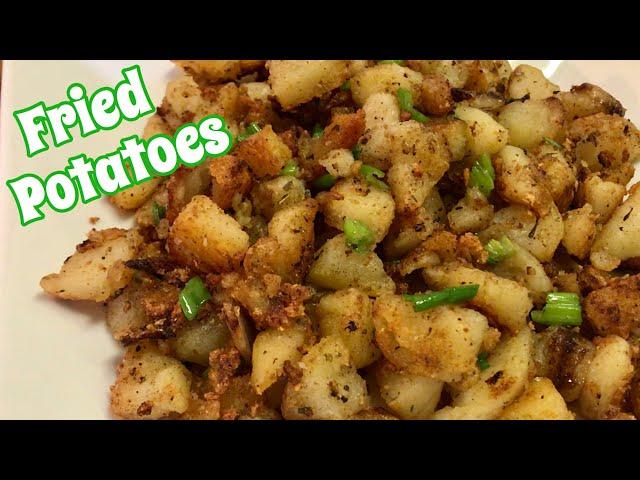 HOW TO MAKE HOME FRIED POTATOES & ONIONS | The Best Home Fried Potatoes Recipe 