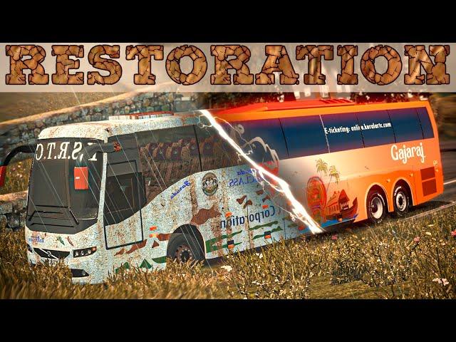 Indian Volvo B11R Bus Restoration To Luxury Bus | Euro Truck Simulator 2 | Ets2