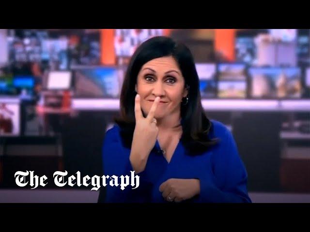 New clip emerges of BBC newsreader doing a rude countdown