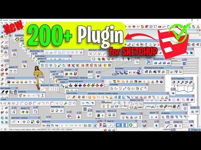 How to install plugin package in sketchUp |  plugin sketchUp 2023 | sketchup plugins free download