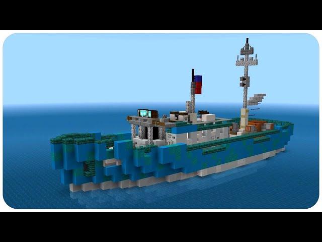 How to build a ship in minecraft (fishing boat) minecraft ship tutorial