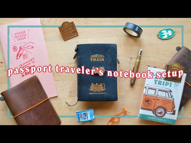 Simple Passport Traveler's Notebook Setup 2023 | TN Setup