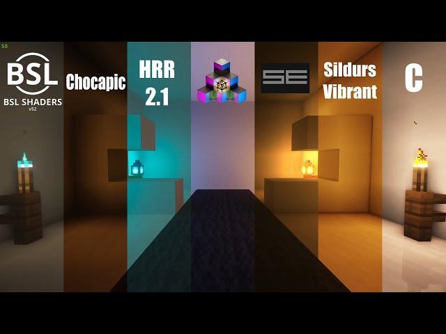 TOP Minecraft Shaders comparison | SEUS PTGI, Sildurs Vibrant,...