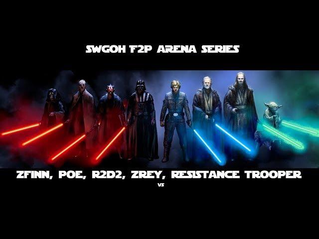 Star Wars: Galaxy of Heroes - F2P Arena Series ft. Resistance