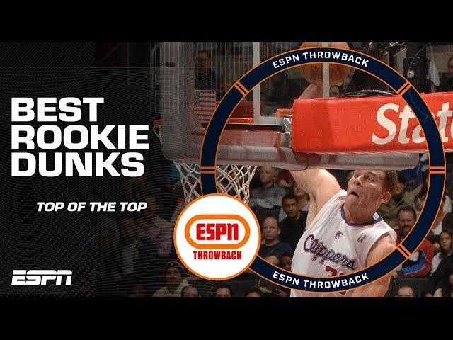 BEST MOMENTS: Best Rookie Dunks in NBA History  | ESPN Throwback