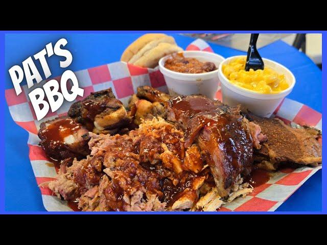 Pat's BBQ Sampler Platter in Murphysboro Illinois