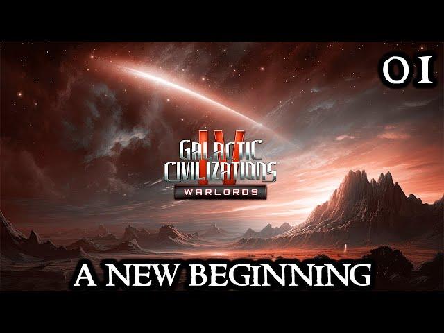 Galactic Civilizations 4 Warlords - NEW BEGINNING || Species Pack DLC Gameplay Part 01