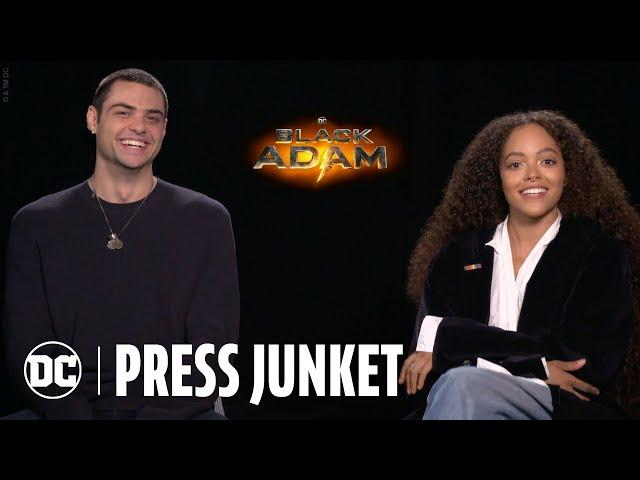 Black Adam | Noah Centineo & Quintessa Swindell Interview | DC