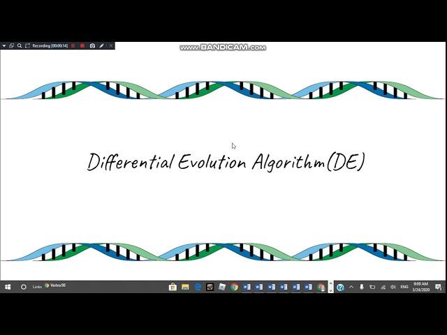 Differential Evolution Algorithm