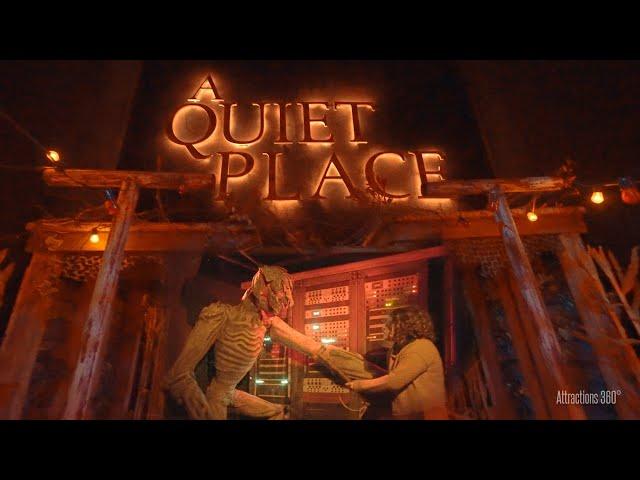 A QUIET PLACE Haunted House Walkthrough | Halloween Horror Nights 2024 | HHN 33