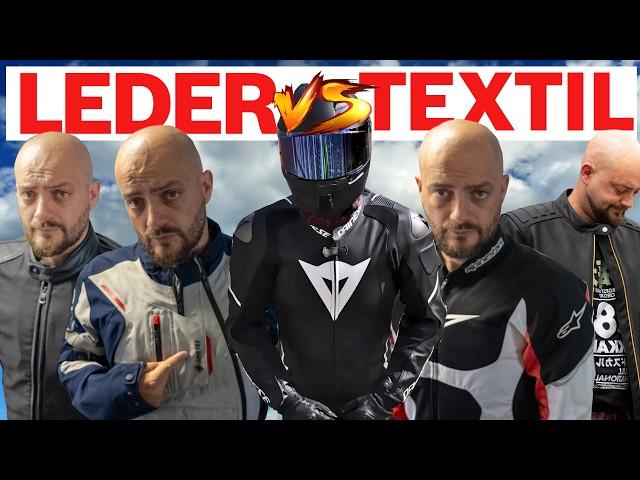 Mach keine FEHLER beim Kauf von Motorradkleidung - Leder oder Textil