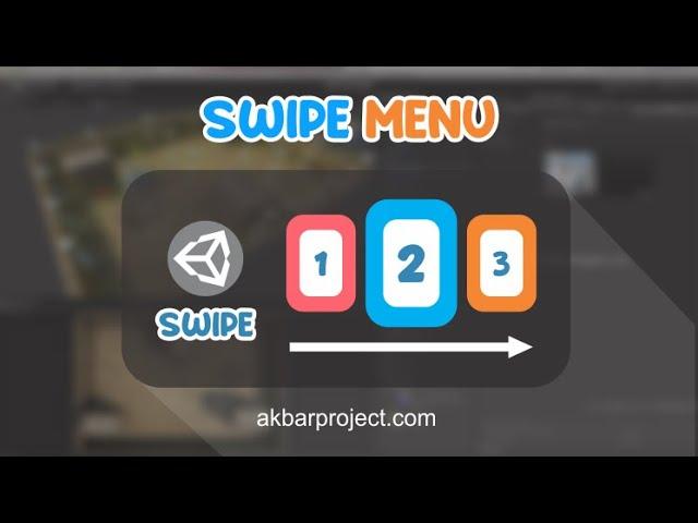 Swipe Control with Touch for Menu Level | Unity