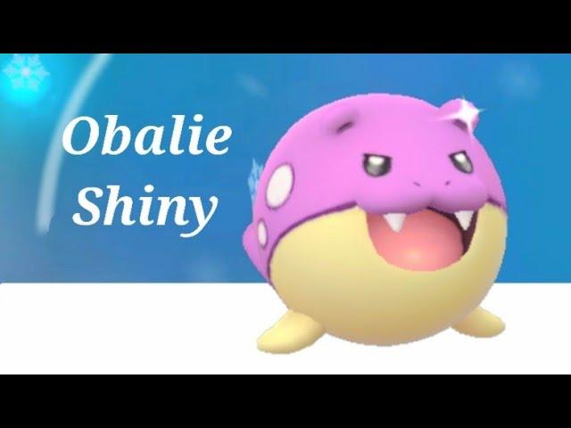 Obalie Shiny de Hoenn évolution Phogleur Kaimorse #Kaimorse #Phogleur #Obalie #shinypokemongo