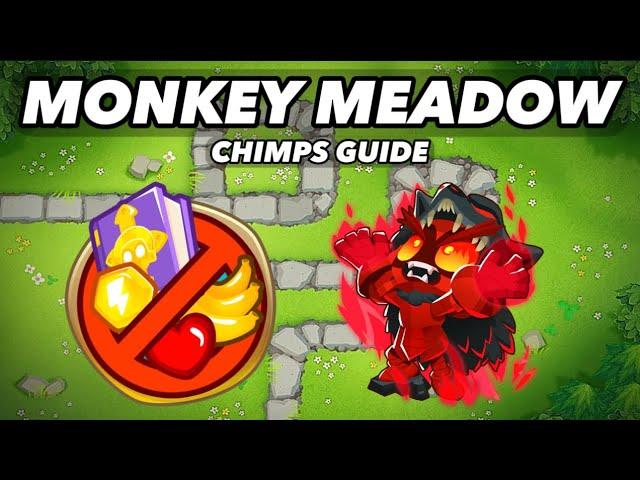 How To Beat Monkey Meadow on CHIMPS | BTD6