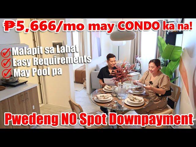 ₱5,666 per Month May Condo Ka Na! Easy Requirements lang, May NO Spot Downpayment Pa