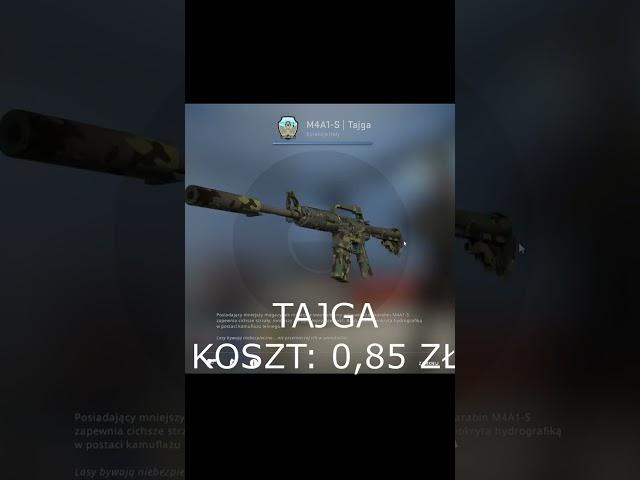 Tanie ale ładne skiny do m4a1-s w CSGO  #shorts #csgo