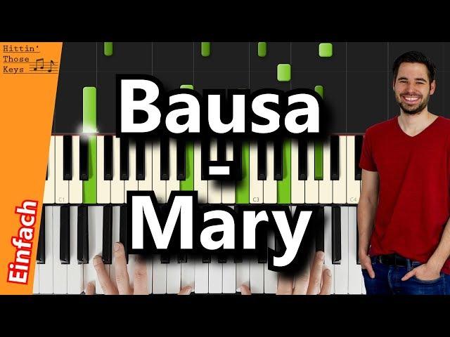 BAUSA - MARY (Intro / Hook) | Piano Tutorial | German