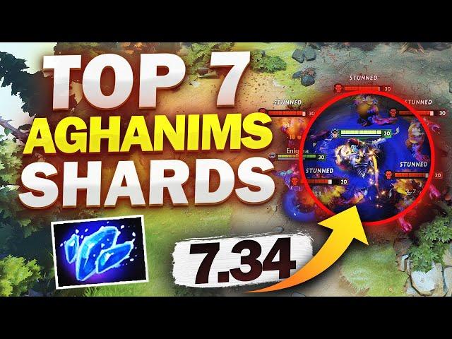 TOP 7 STRONGEST Aghanims Shards on 7.34 PATCH Dota 2