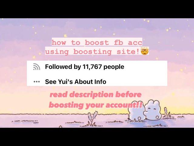 how to boost your facebook account using boosting site | Seika Diorè