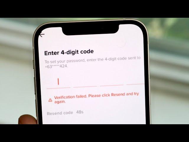 How To FIX TikTok Security Code Not Being Sent To You!