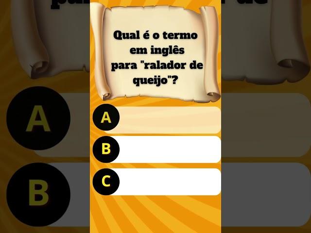 QUIZ DE INGLÊS - APRENDA INGLÊS HOJE MESMO!! DE UM JEITO FÁCIL E DIVERTIDO!!