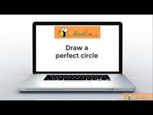 Draw a perfect circle in Excel