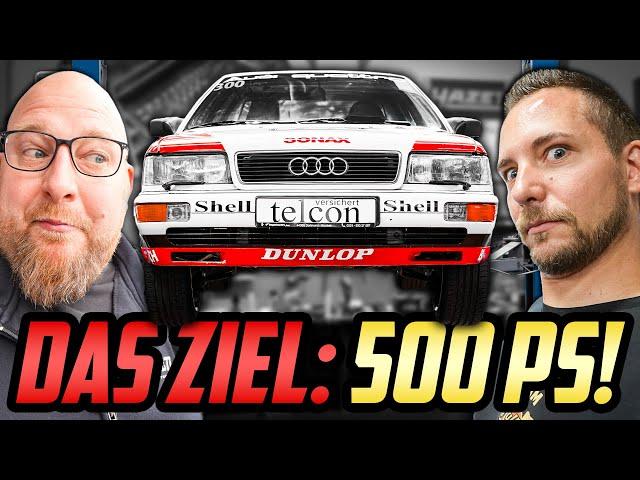 Die JAGD beginnt! - Audi 300 R5T - DAS brauchen wir für 500 PS aus einem 5 Zylinder 20V TURBO!