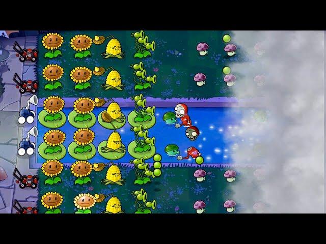 PLANTS VS. ZOMBIES HD | All Fog Levels (Adventure 2)