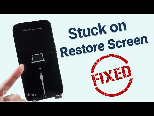 Top 4 Ways to Fix iPhone Stuck on Restore Screen You Should Know (2024)