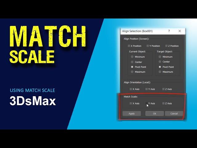 MATCH SCALE in 3Dsmax | @Quick3D