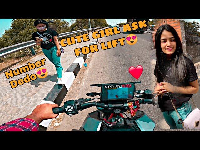 Cute Strangergirl asking for lifton My Duke 390| Number Milgaya aaj Toh@Sanchituli