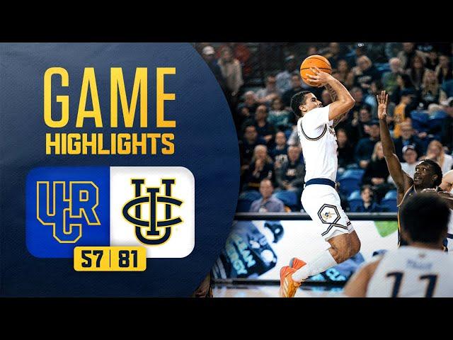 UCI Men's Basketball vs. UC Riverside | 1.4.2025 | Highlights