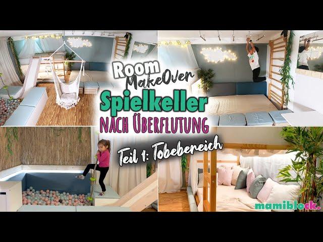 Spielkeller Makeover #1 | DIY Ideen| Spielzimmer kostengünstig einrichten und gestalten | mamiblock