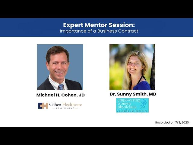 Expert Mentor Session Part 1: Importance of a Business Contract