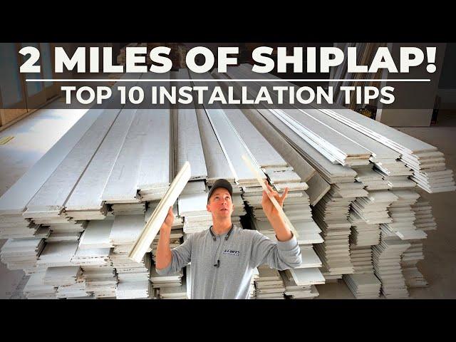 EASY MONEY | My 10 Favorite Shiplap or Nickel Gap Installation Tips