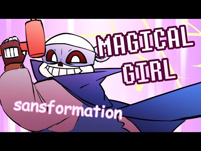 Magical Girl Sansformation (ts!underswap animation)