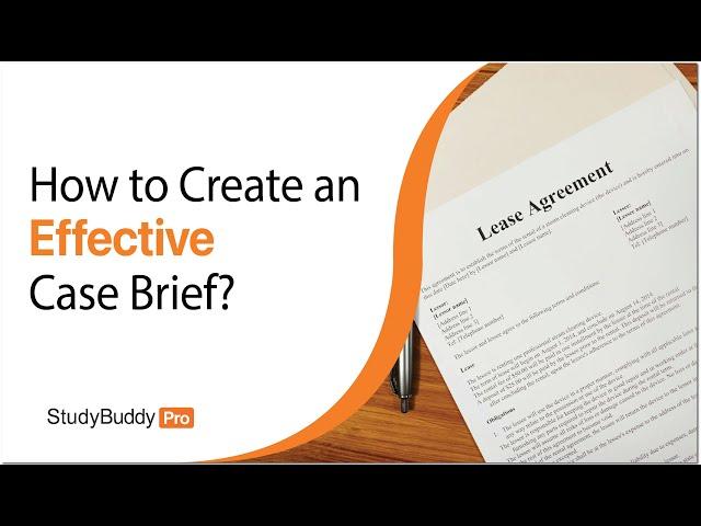 Case Brief Example | How to Write and Create the Best One!