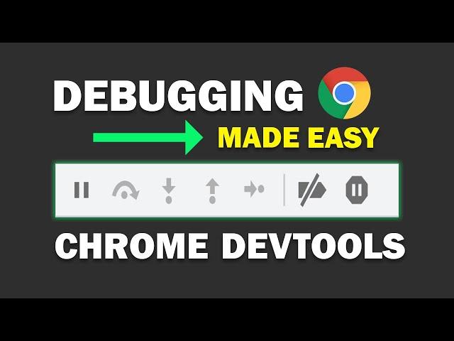 Debugging JavaScript in Chrome DevTools | STOP using console log